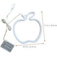 thumbnail image 4 of Shisuyan Apple Shape Neon Sign Led Neon Light Atmosphere Light Wedding Party Decoration, 4 of 8