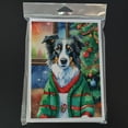 thumbnail image 3 of Border Collie Christmas Greeting Cards Pack of 8 7 in x 5 in, 3 of 3