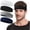 B-mix 4 pcs, variant on Sweatbands Sports Headband for Men & Women, Moisture Wicking Hairband Athletic Towel Headbands Cotton Head Sweat Bands for Running, Cycling, Yoga, Spa