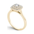 thumbnail image 2 of 1/2 Carat T.W. Diamond 10kt Yellow Gold Double Halo Engagement Ring, 2 of 5