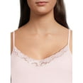 thumbnail image 4 of No Boundaries Cami with Lace Trim, Women's and Women's Plus, 4 of 5