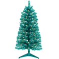 thumbnail image 1 of Árbol de Navidad Decoway preiluminado de 4 pies con luces blancas y soporte, 1 of 9