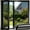 See Out/ Semi-translucent, variant on Total Blackout Window Privacy Film Day and Night 100% Light Blocking Static Cling Room Darkening Window Tint Black Door Stickers for Home Office, No Glue Anti-UV, 20 inch×16.4ft