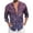 A-Dark Purple954, variant on Men's Sparkly Glitter Shirt Deep V Neck Long Sleeve Casual Tunic Eye Catching Glam Party Going Out Top