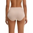 thumbnail image 2 of Unique Bargains High Rise Full Coverage Soft Briefs 2XL Beige, 2 of 6