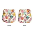 thumbnail image 5 of Xecao's Butterflies and Roses for a double-layer running short for women, perfect for gym, tennis, and more, featuring a convenient pocket., 5 of 9