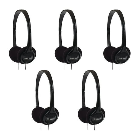 UPC: 0843631111451 | Koss On-Ear Headphones Black 5/Pack (190238) KITHEADPHOS