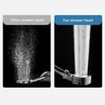 thumbnail image 3 of Temperature Digital Display High Pressure Shower Head 3 Modes Large Flow Water Saving Spray Nozzle Rainfall Bathroom Showerhead, 3 of 4