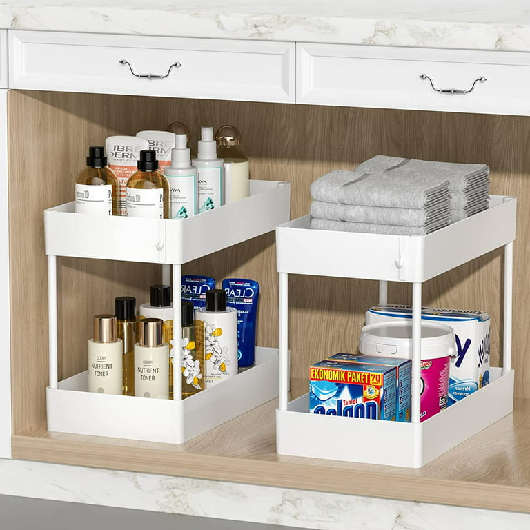 Under Sink Organizer, Under Bathroom Cabinet Storage – wallqmer