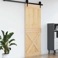 thumbnail image 2 of vidaXL Porte NARVIK 85x210 cm Bois Massif Pin, 2 of 5