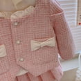 thumbnail image 6 of LUOGENLI Toddler Girls Summer Outfits 4T-5T Toddler Girls Long Sleeve Temperament Small Fragrance Coat Girl Suit Fashion Shorts Outfits 4th of July Outfits Girls 2T 18-24 Months, 6 of 7