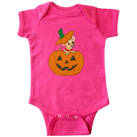 

Inktastic Halloween Chihuahua Pumpkin Gift Baby Boy or Baby Girl Bodysuit