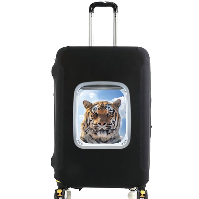 Animal Series Printed Pattern Travel Essentials Bag with 18-32 Inch Capacity Travel Accessories Trolley Case Protective Cover 8animal 050 M