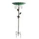 thumbnail image 2 of pstuiky Baño de metal para jardín, decoración de jardín de pie, bebedero grande de 77 cm para aves silvestres, bebedero para pájaros, decoración de jardín para exteriores, 2 of 9