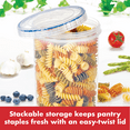 thumbnail image 2 of Easy Essentials Twist 44-Ounce Food Storage Container, Set of 4, 2 of 3