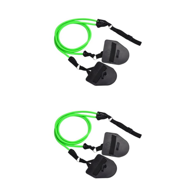 Sonducket Entrenador de brazos Bandas de resistencia Natación Ejercicio Banda Verde 50lb Verde 50 libras 2Conjunto