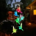 thumbnail image 4 of Wind Chimes For Outside Unique Memorial Wind Chimes,Outdoor Courtyard Solar Lights Solar Wind Chime Lights Hummingbird Hanging Chandeliers Scenery Decorative Lights, 4 of 9