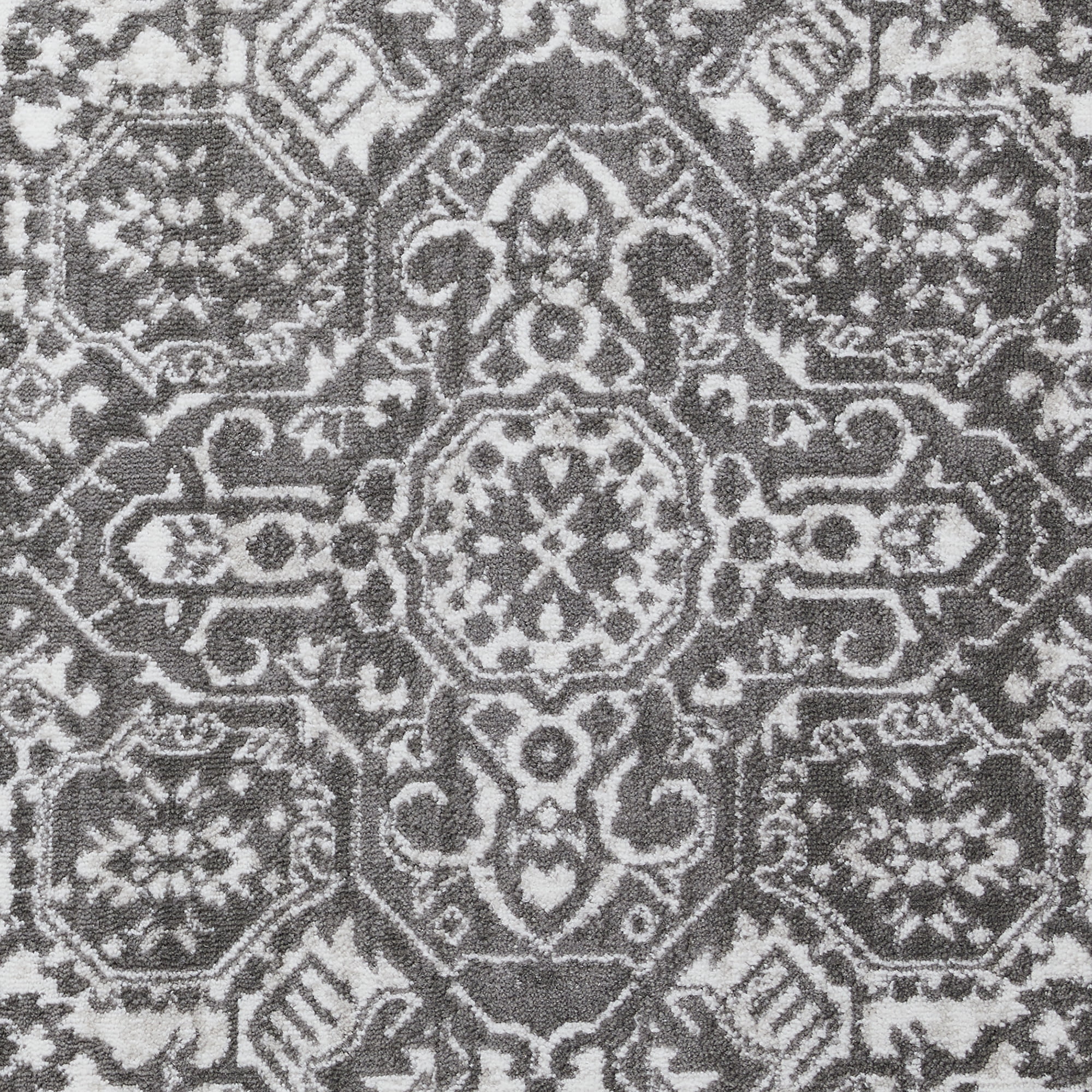 Loomaknoti Rhane Valeina 2 x 7 Gray Oriental Indoor Runner Rug