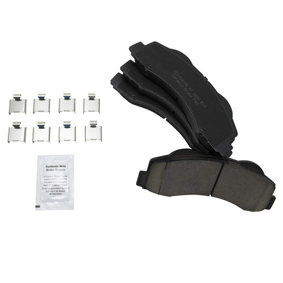 TRQ Brake Pad Posi Ceramic Front for Ford Expedition F150 Lincoln Navigator BFA73352