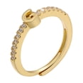 thumbnail image 3 of LYMAYTER Ring Finger Ring - AdjUS-CYYLtable, 26 Alphabet Inlaid, Geometric, 3 of 7