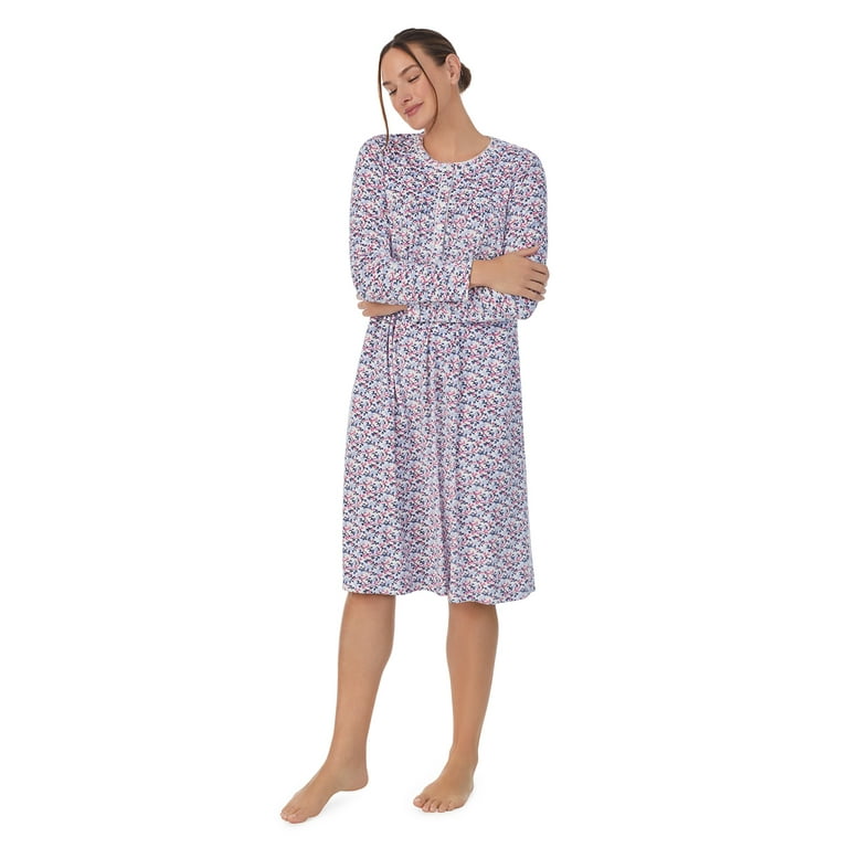 Walmart nightgowns long sleeve sale