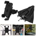thumbnail image 2 of Miangastore Motorcycle Phone Mount Black Plastic 1Set 11.2X11.2X7.3In, 2 of 8