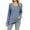 Blue, variant on Plebaso Women's Tunic Tops with Leggings Knit Long Sleeve Shirts Lightweight Pullover Sweater with Buttons