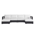 thumbnail image 2 of Modway Tahoe 4-Piece Sectional Sofa Set in Gray White, 2 of 9