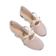 thumbnail image 7 of Willtoo Women's Mesh Ballet Flats Buckle Strap Comfortable Ballerina Shoes Ladies Fishnet Slip-on Casual Dress Mary Jane Flats, 7 of 7