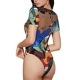 thumbnail image 3 of Lsque Scooby-Doo Women's Crew Neck Short Sleeve Bodysuit Basic T Shirts Tops Onesie Adult Cute Pajama-X-Large, 3 of 8