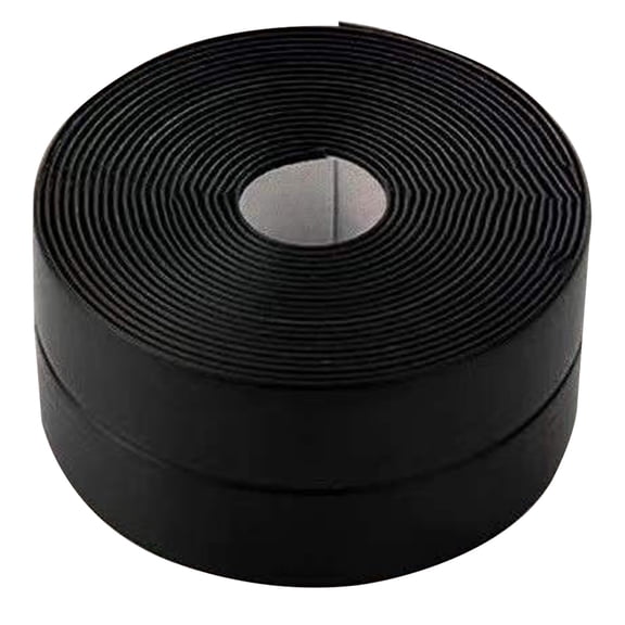 1 Pc Extra Wide 2.36" Caulk Strip Peel and Stick, 10.5ft Waterproof Caulk Tape for Kitchen Sink Bathtub Toilet, Self Adhesive Mildew Resistant Sealing Strip, Black