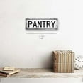 thumbnail image 2 of Outdoor Pantry 4"x12" Metal Sign, Wall Décor for Kitchen and Dining, 2 of 4