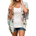thumbnail image 1 of FINOCEANS Cardigans d'Été pour Femmes Légers Colorés Verts Très Grand, 1 of 4