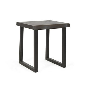 Jennings Live Edge Cherry and Ebony Wood End Table