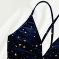 thumbnail image 4 of Aayomet Mode Imprimé Velours Maillot de Bain une Pièce Maillot de Bain, Bleu M, 4 of 4