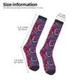 thumbnail image 4 of Haiem Colorful Snake Socks, Funny Novelty Crazy Design Cotton Socks Sports Socks Knee High Socks For Men, Women,1Pairs - Gift For Working Friends, 4 of 8