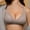 Dark Gray, variant on Wireless Bra for Women No Underwire, Seamless Padded V Neck Bralette, Soft Comfortable Everyday Sleep Bra