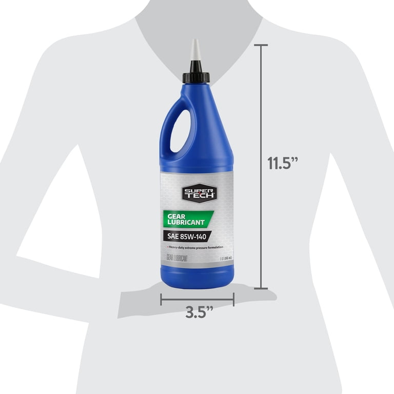 Super Tech Gear Lubricant SAE 85W-140, 1 Quart Bottle