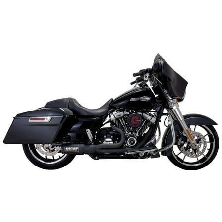 Vance & Hines Matte Black Hi Output RR Exhaust System (47321)
