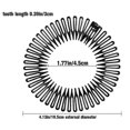thumbnail image 2 of 9pcs full round elastic comb with flexible plastic ring, for girls, comb with headband support, 2 of 5