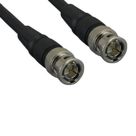 Lot of 10pc Kentek 6 Feet FT Premium BNC composite video patch cable cord connector male to male M/M black 75 ohm coaxial CCTV