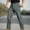 Gray, variant on Men's Cargo Pants Straight Leg Fleece Lined Work Regular Stretch Black Men's Pants L