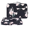 thumbnail image 2 of Mosiso for Macbook Air/Pro 13.3" Laptop Sleeve Briefcase Handbag Water Resistant Polyester Carrying Pouch Zipper Notebook Computer Bag, Black Base Peony, 2 of 7