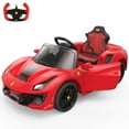 thumbnail image 1 of Ferrari 488 Pista Spider avec Siège en Cuir et Télécommande 12V sous Licence, 1 of 7