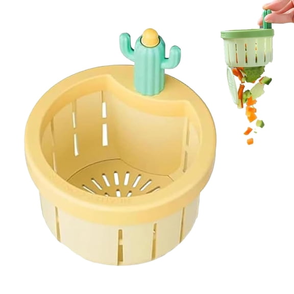 KCEHTA Cactus Kitchen Sink Drain Strainer, Creative Cactus-shaped Sink Filter Basket