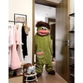 thumbnail image 6 of Big Mouth Onesie, Silly Onesies Green Plush Monster Onesies Pajamas with Large Comb, 6 of 6