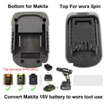 thumbnail image 1 of Battery adapter for Ma*kita 18v Battery use on Worx-5Pin Power tools, 1 of 4
