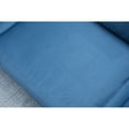 thumbnail image 2 of Kingway Furniture Aurora Velvet Living Room Sofa in Prussian Blue, 2 of 5