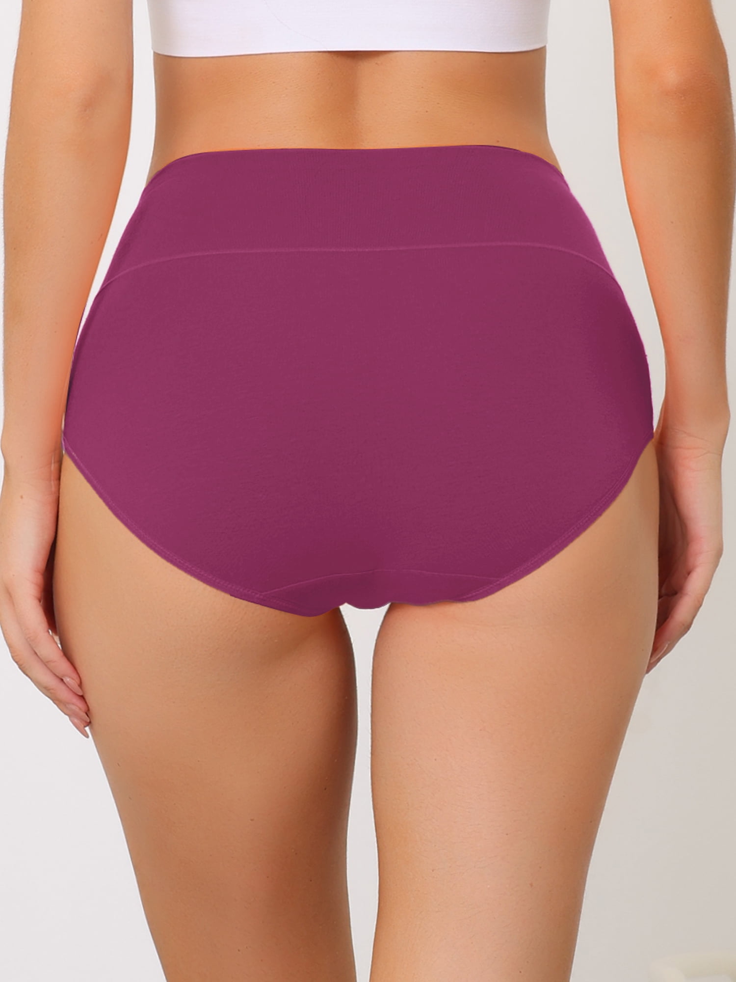 DARING DIVA Women's High Waist Available In Plus Size Underpants M Purple