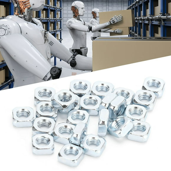 Square Screw Nuts, Stainless Steel Stainless Steel Fastener Square Nuts Assortment Kit Nut for Robotics for Industry for Home for Outdoor